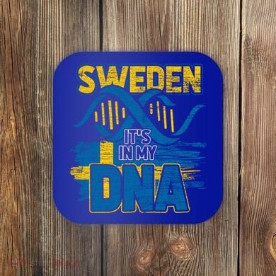 Sverige Dna Swedish Flag Sweden Great Gift Coaster