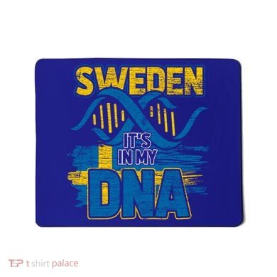 Sverige Dna Swedish Flag Sweden Great Gift Mousepad