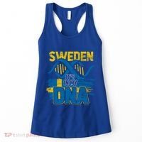 Sverige Dna Swedish Flag Sweden Great Gift Women's Tank Top thumb 0