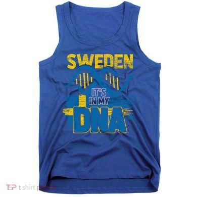 Sverige Dna Swedish Flag Sweden Great Gift Tank Top