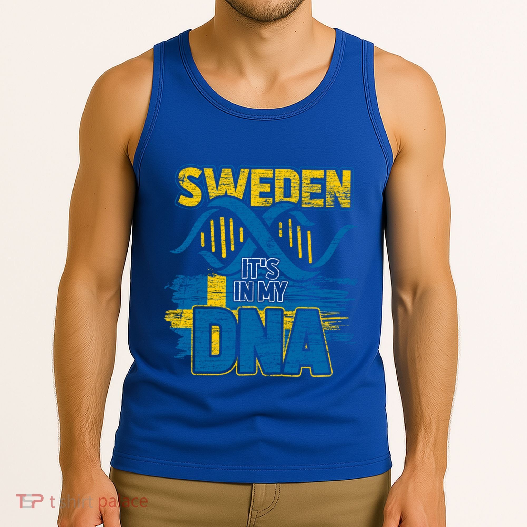 Sverige Dna Swedish Flag Sweden Great Gift Tank Top
