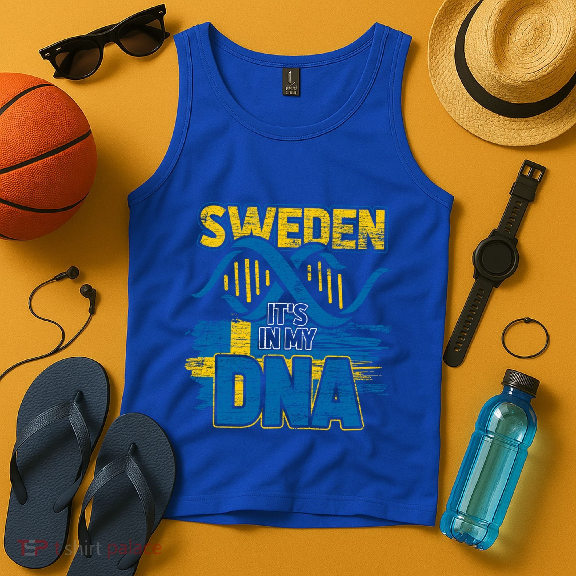 Sverige Dna Swedish Flag Sweden Great Gift Tank Top