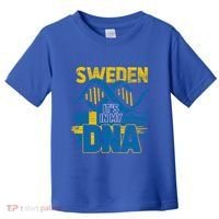 Sverige Dna Swedish Flag Sweden Great Gift Toddler T-Shirt thumb 0