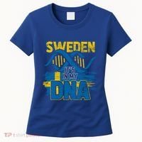 Sverige Dna Swedish Flag Sweden Great Gift Women's T-Shirt thumb 0