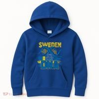 Sverige Dna Swedish Flag Sweden Great Gift Kids Hoodie thumb 0