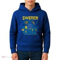 Sverige Dna Swedish Flag Sweden Great Gift Kids Hoodie thumb 4