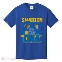 Sverige Dna Swedish Flag Sweden Great Gift Kids T-Shirt thumb 0