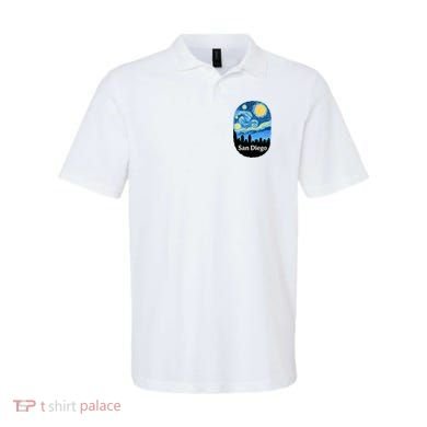San Diego Starry Night Design Polo
