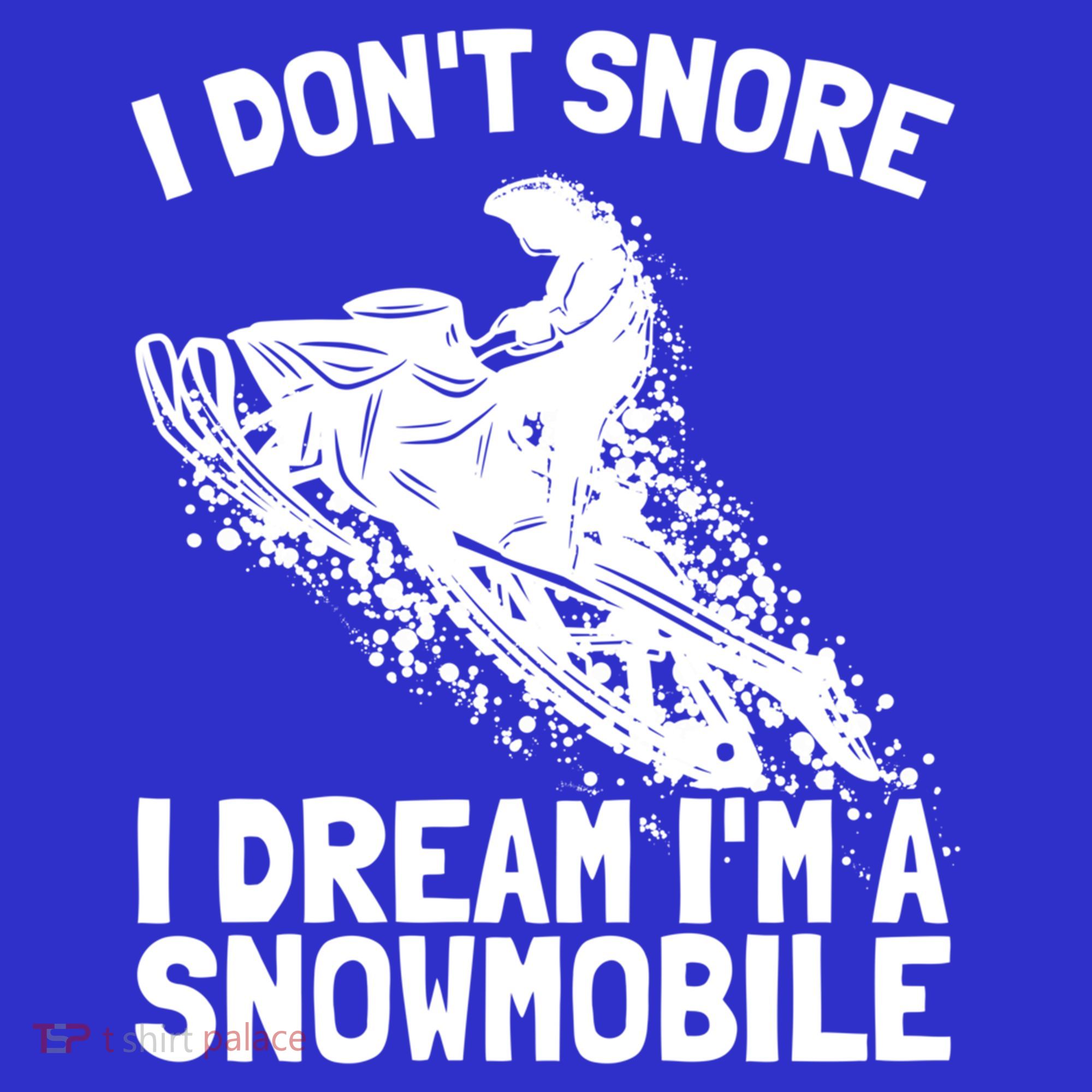 Snowmobile Dream Snore I Snoring Rider Driver Cool Gift Mousepad