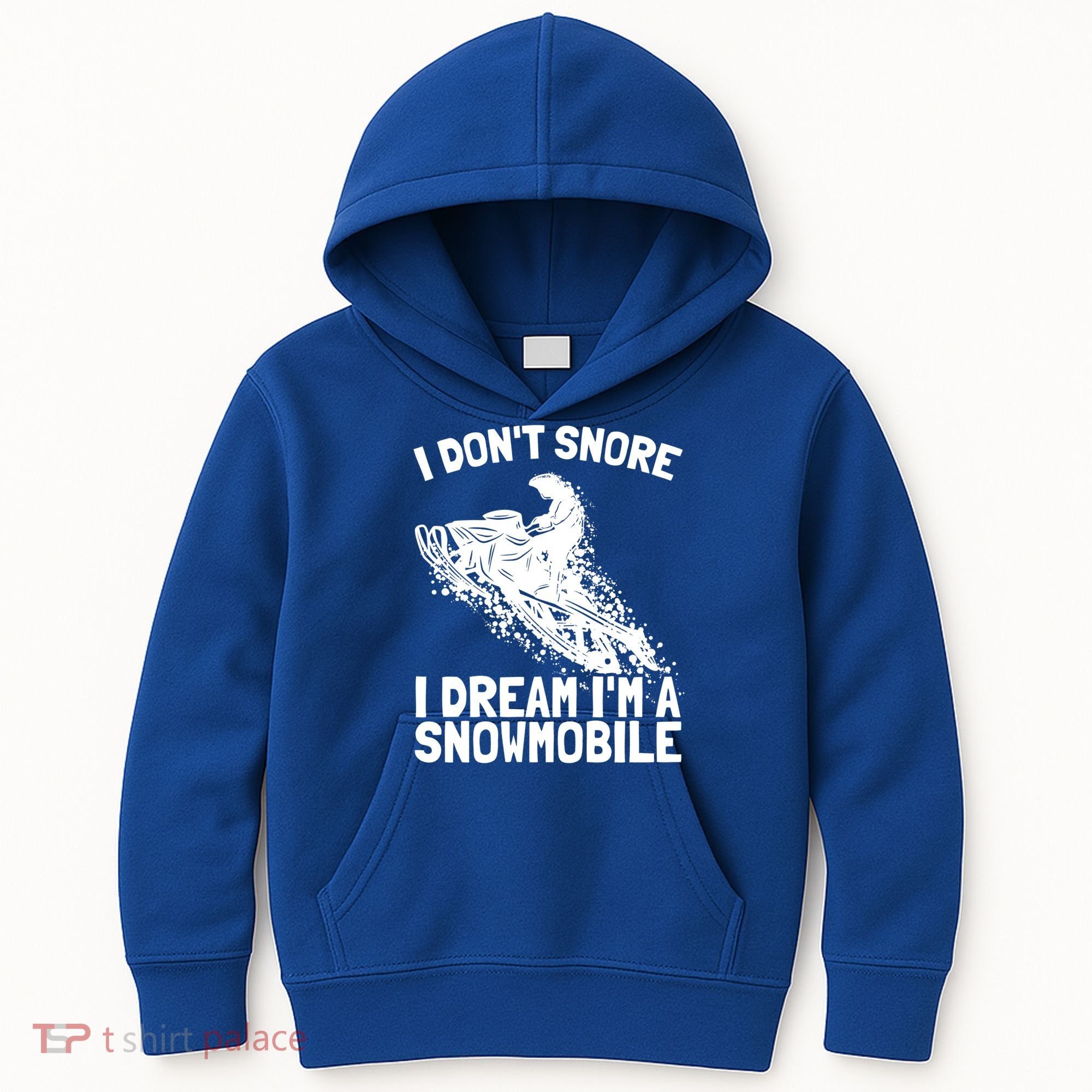 Snowmobile Dream Snore I Snoring Rider Driver Cool Gift Kids Hoodie