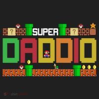 Super Dad Super Daddio Gift Cute Funny Daddy Gift Tumbler thumb 3