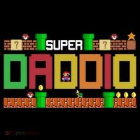 Super Dad Super Daddio Gift Cute Funny Daddy Gift Ornament thumb 1