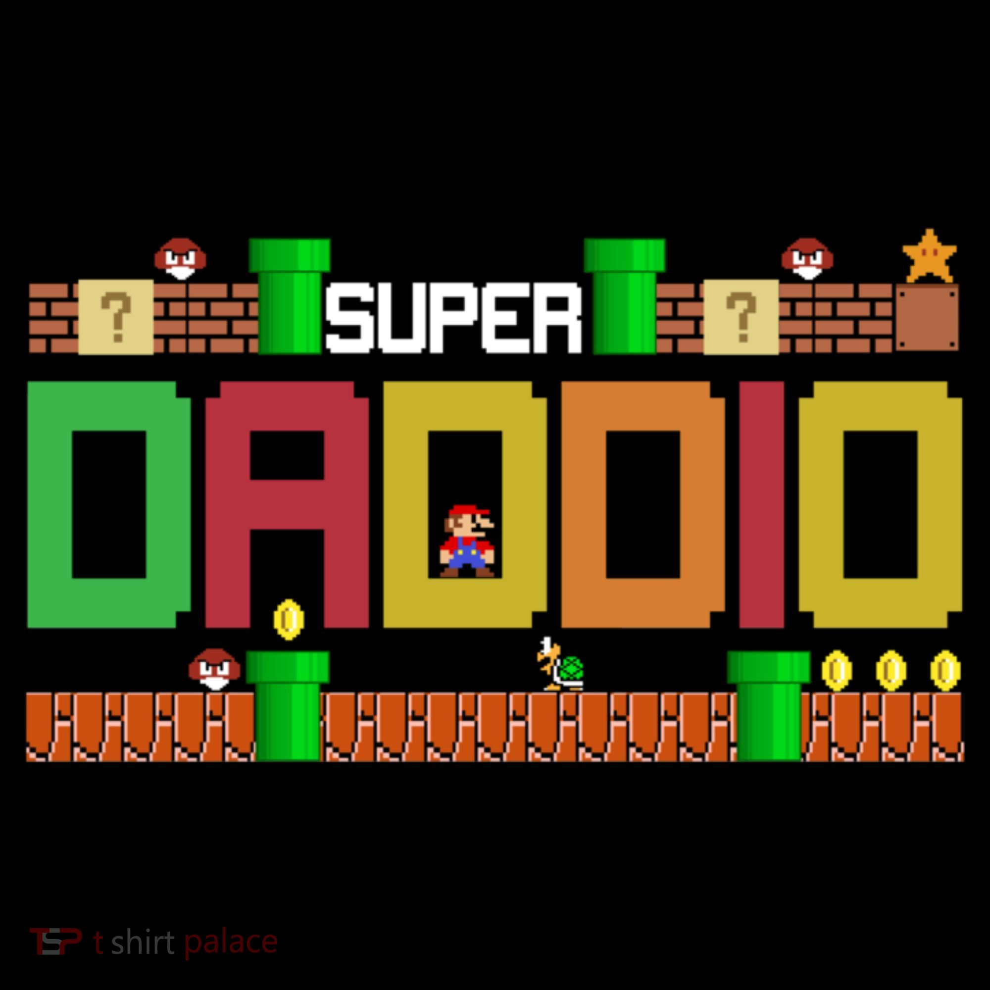 Super Dad Super Daddio Gift Cute Funny Daddy Gift Ornament