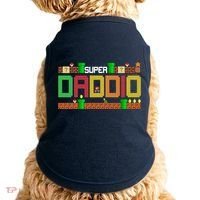Super Dad Super Daddio Gift Cute Funny Daddy Gift Doggie Tank thumb 0