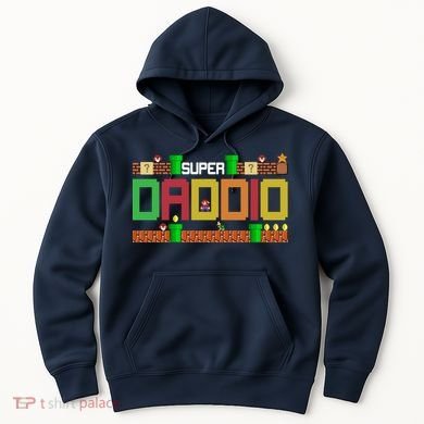 Super Dad Super Daddio Gift Cute Funny Daddy Gift Hoodie