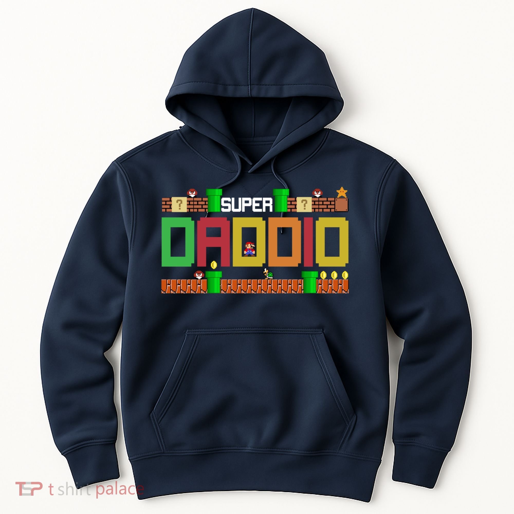 Super Dad Super Daddio Gift Cute Funny Daddy Gift Hoodie