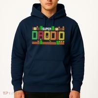 Super Dad Super Daddio Gift Cute Funny Daddy Gift Hoodie thumb 2