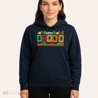 Super Dad Super Daddio Gift Cute Funny Daddy Gift Hoodie thumb 5