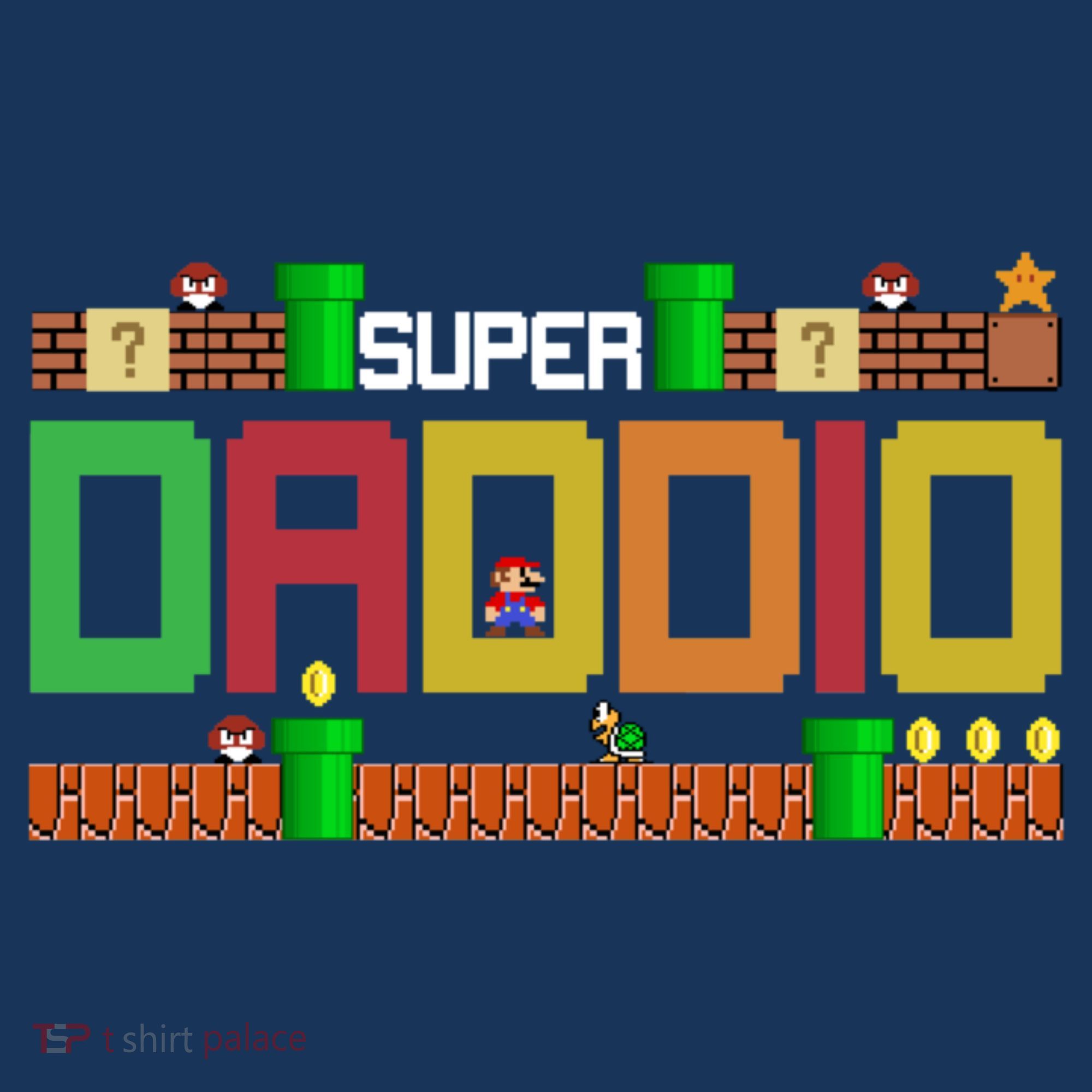 Super Dad Super Daddio Gift Cute Funny Daddy Gift Apron
