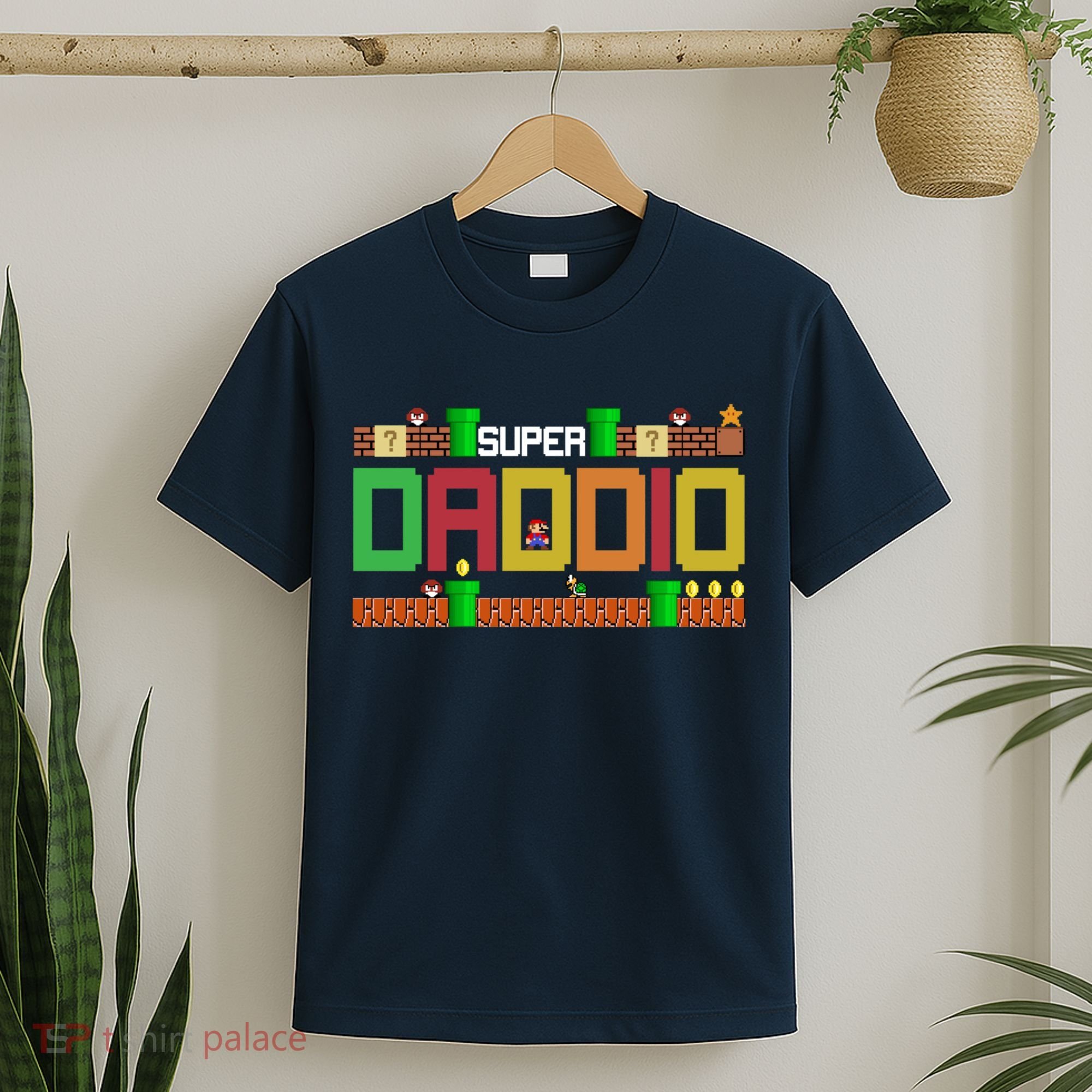 Super Dad Super Daddio Gift Cute Funny Daddy Gift T-Shirt