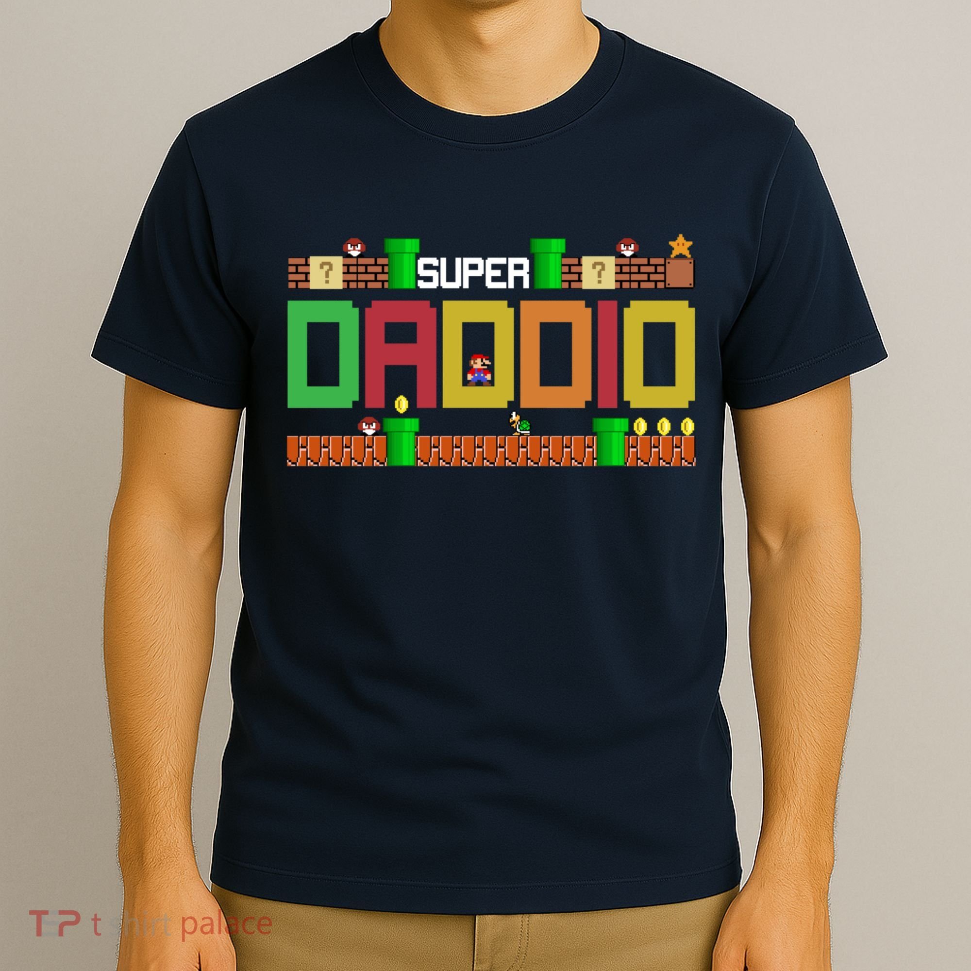 Super Dad Super Daddio Gift Cute Funny Daddy Gift T-Shirt