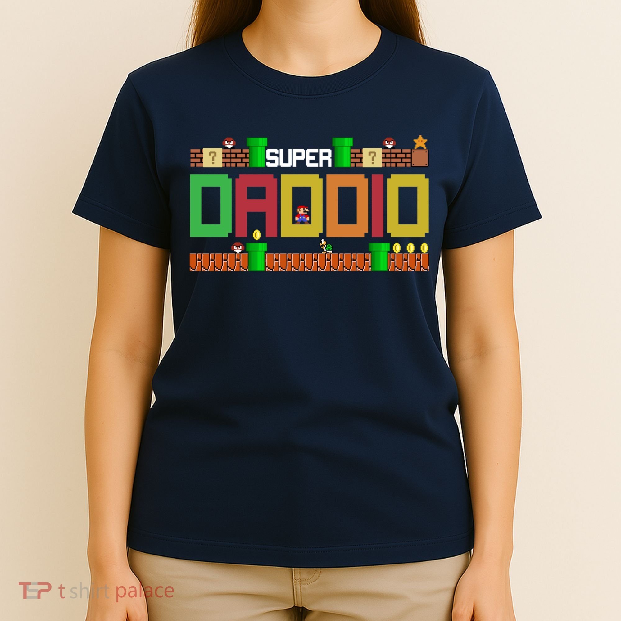Super Dad Super Daddio Gift Cute Funny Daddy Gift T-Shirt
