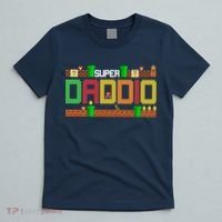 Super Dad Super Daddio Gift Cute Funny Daddy Gift T-Shirt thumb 5