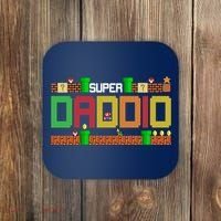 Super Dad Super Daddio Gift Cute Funny Daddy Gift Coaster thumb 0