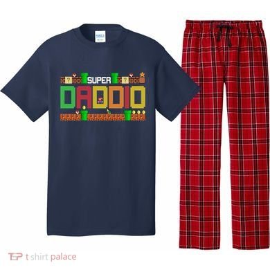 Super Dad Super Daddio Gift Cute Funny Daddy Gift Pajama Set