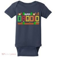 Super Dad Super Daddio Gift Cute Funny Daddy Gift Baby Bodysuit thumb 0