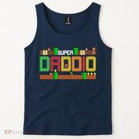 Super Dad Super Daddio Gift Cute Funny Daddy Gift Tank Top thumb 2