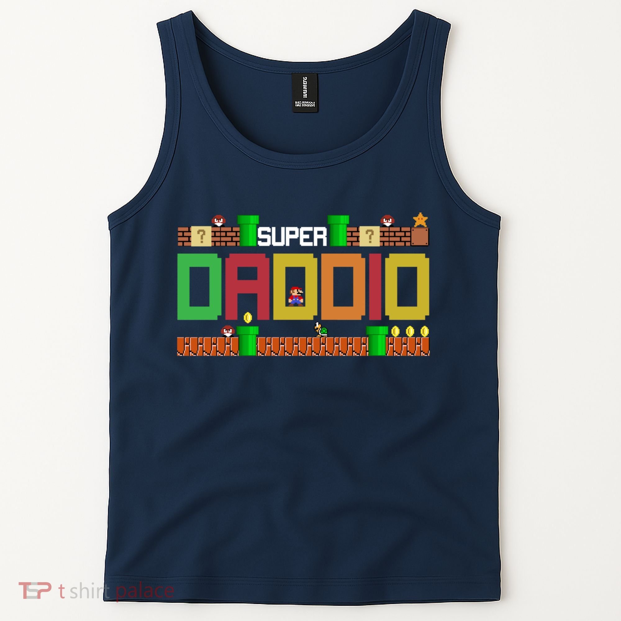 Super Dad Super Daddio Gift Cute Funny Daddy Gift Tank Top