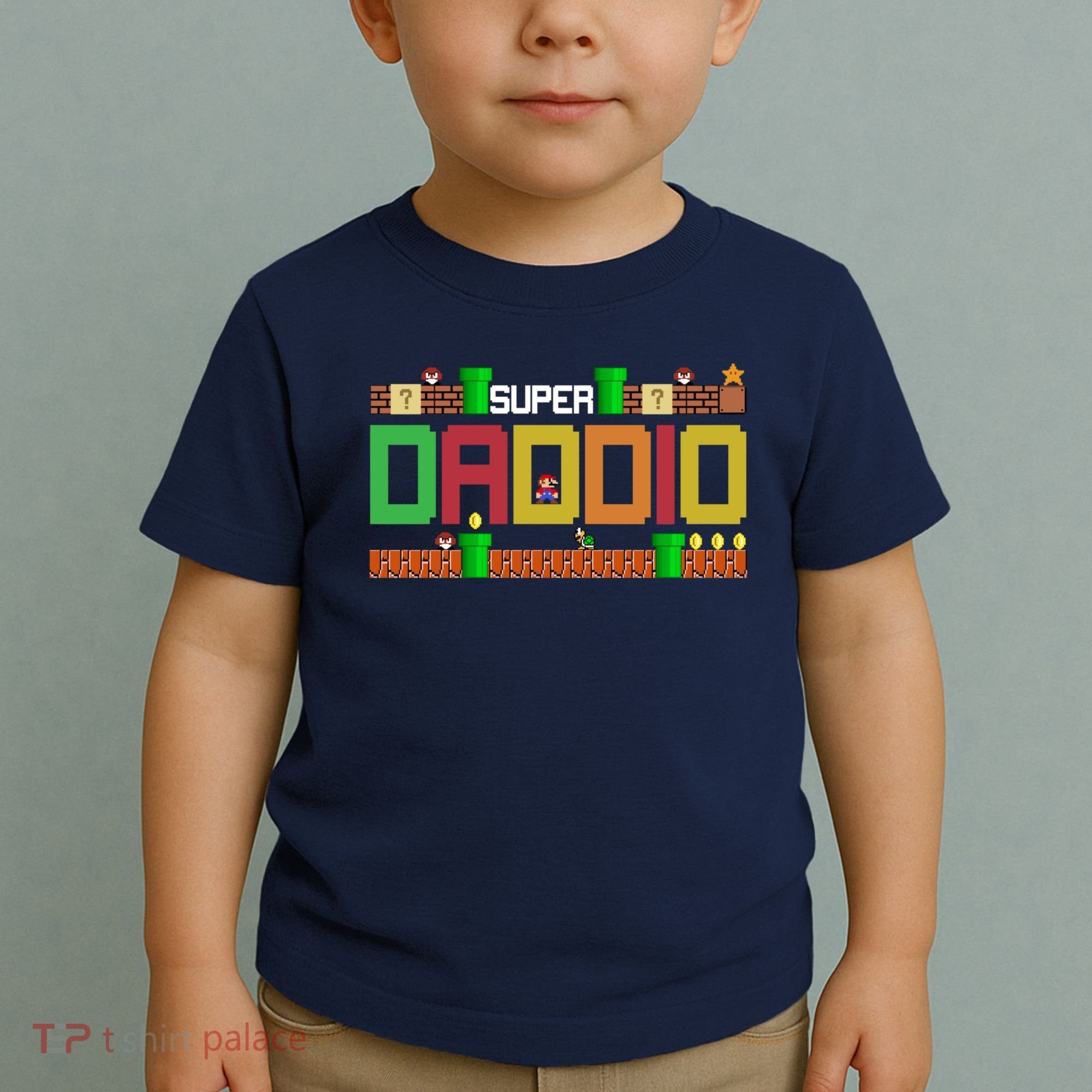 Super Dad Super Daddio Gift Cute Funny Daddy Gift Toddler T-Shirt