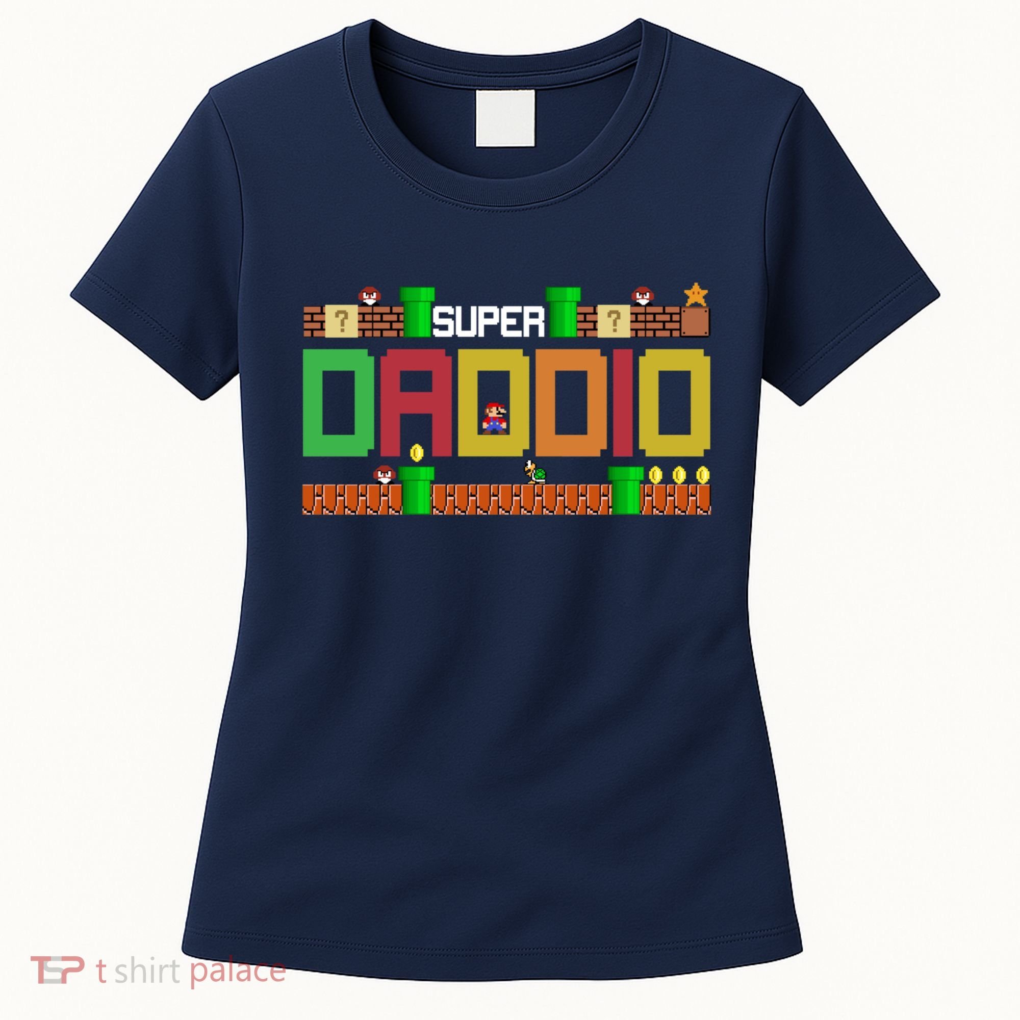 Super Dad Super Daddio Gift Cute Funny Daddy Gift Women's T-Shirt