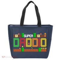 Super Dad Super Daddio Gift Cute Funny Daddy Gift Tote Bag thumb 0