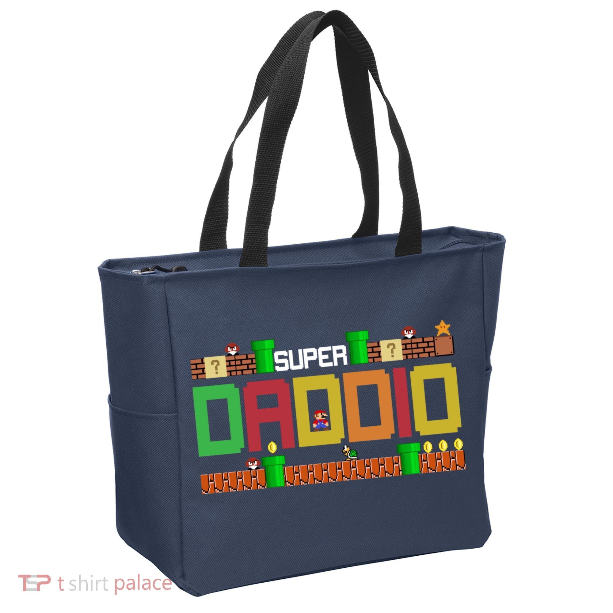 Super Dad Super Daddio Gift Cute Funny Daddy Gift Tote Bag
