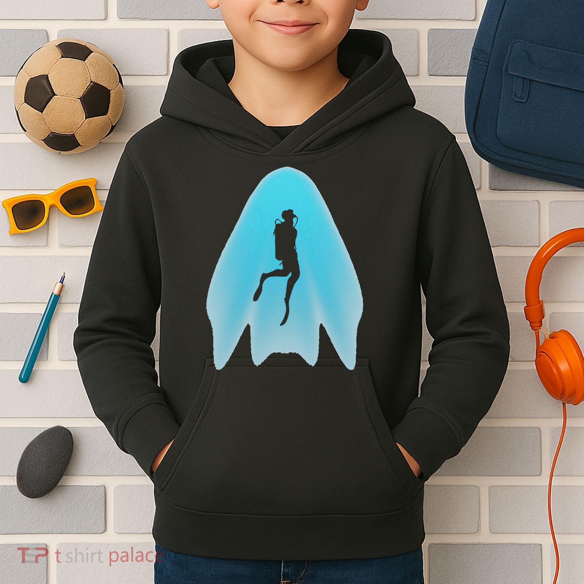 Scuba Diving Scuba Diving Kids Hoodie