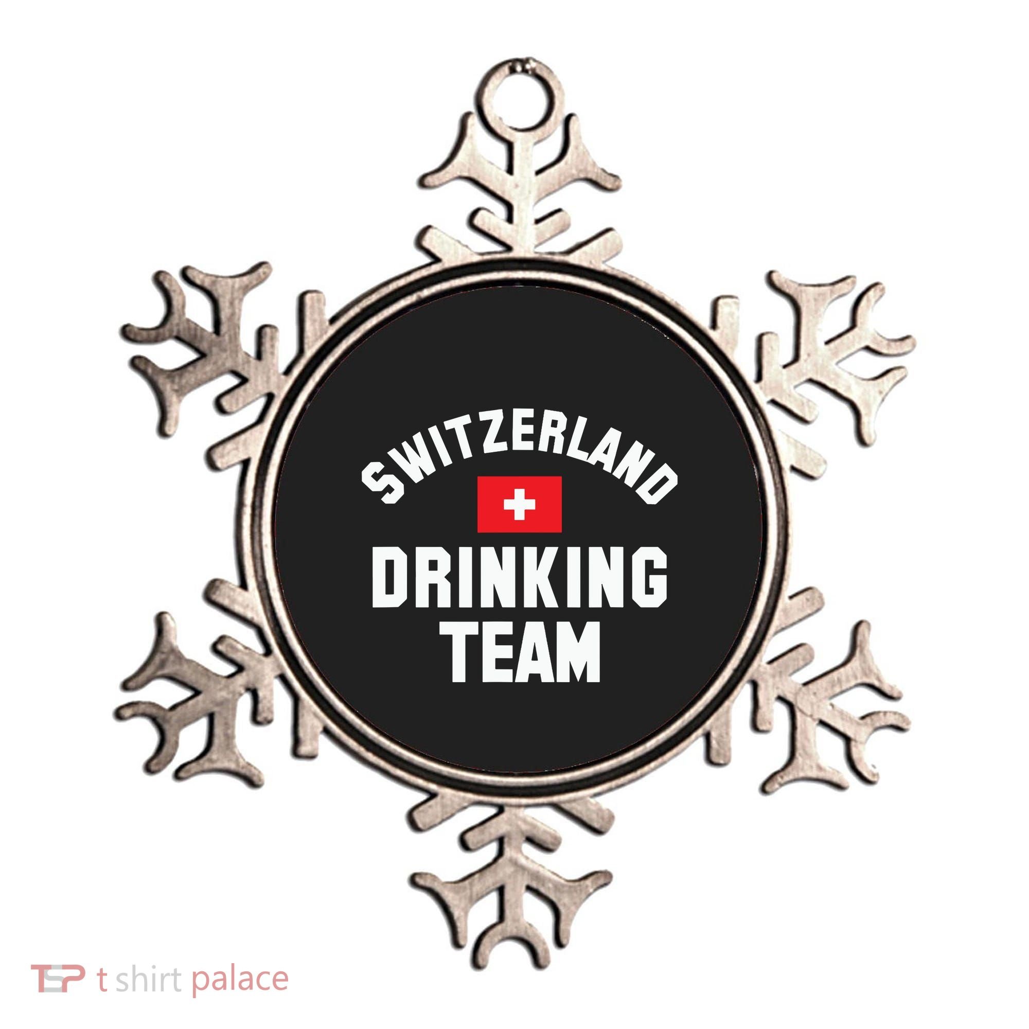 Switzerland Drinking Team For Switzerland Sports Fans Ornament
