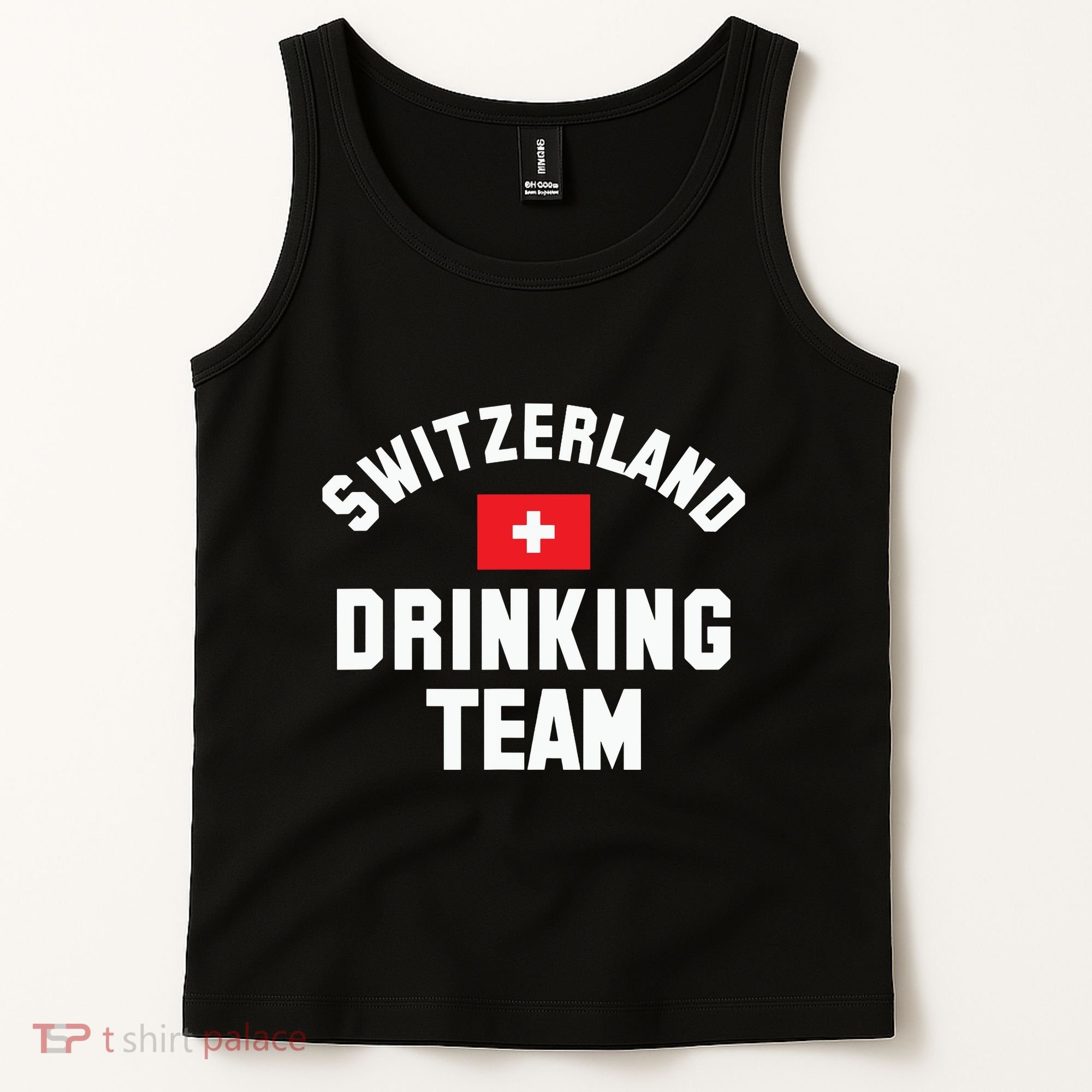 Switzerland Drinking Team For Switzerland Sports Fans Tank Top