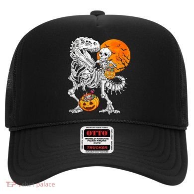 Skeleton Dinosaur T Rex Boys Halloween Mummy Funny Pumpkin Hat