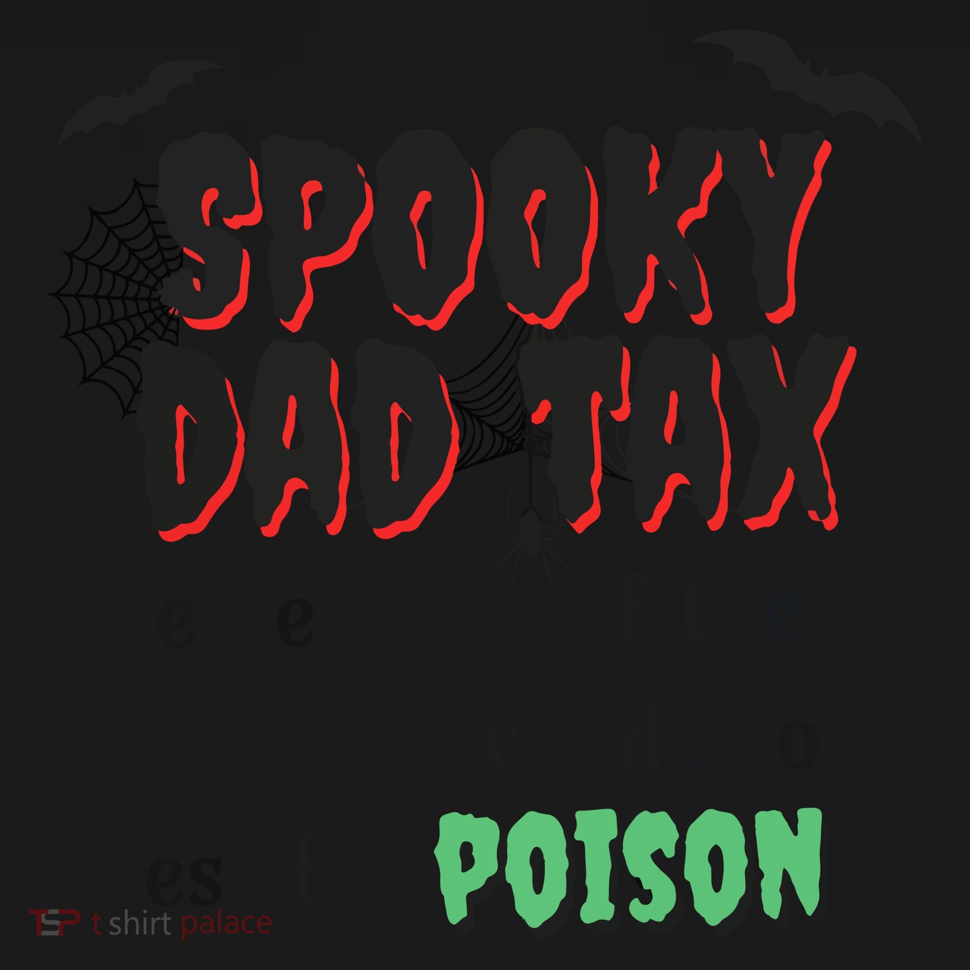 Spooky Dad Tax Halloween Funny Family Matching Halloween Coaster