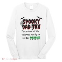 Spooky Dad Tax Halloween Funny Family Matching Halloween Long Sleeve Shirt thumb 0