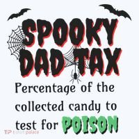 Spooky Dad Tax Halloween Funny Family Matching Halloween Long Sleeve Shirt thumb 2