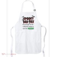 Spooky Dad Tax Halloween Funny Family Matching Halloween Apron thumb 0