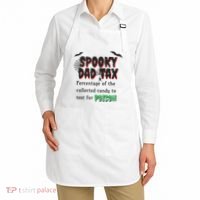 Spooky Dad Tax Halloween Funny Family Matching Halloween Apron thumb 2