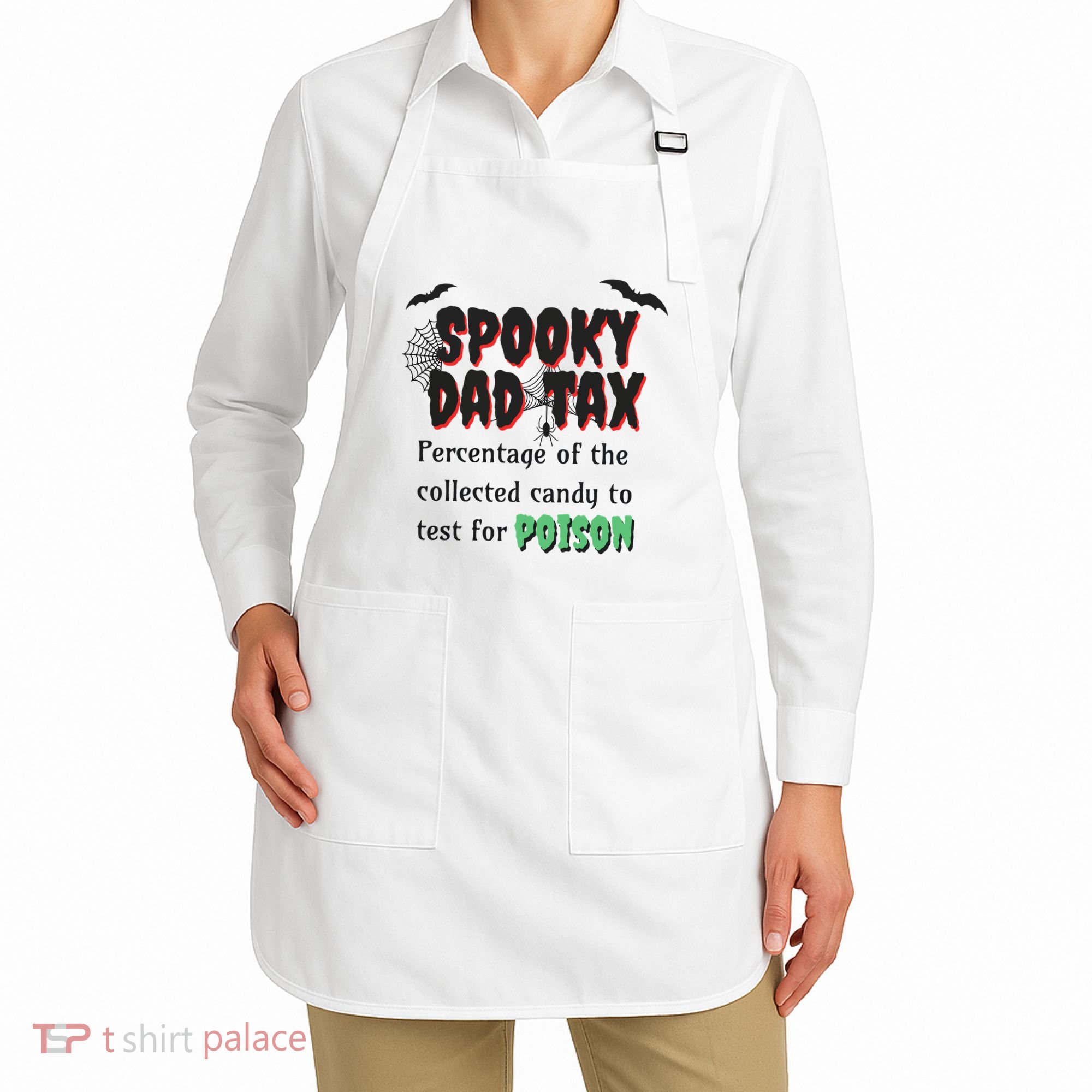 Spooky Dad Tax Halloween Funny Family Matching Halloween Apron