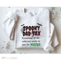 Spooky Dad Tax Halloween Funny Family Matching Halloween Sweatshirt thumb 2
