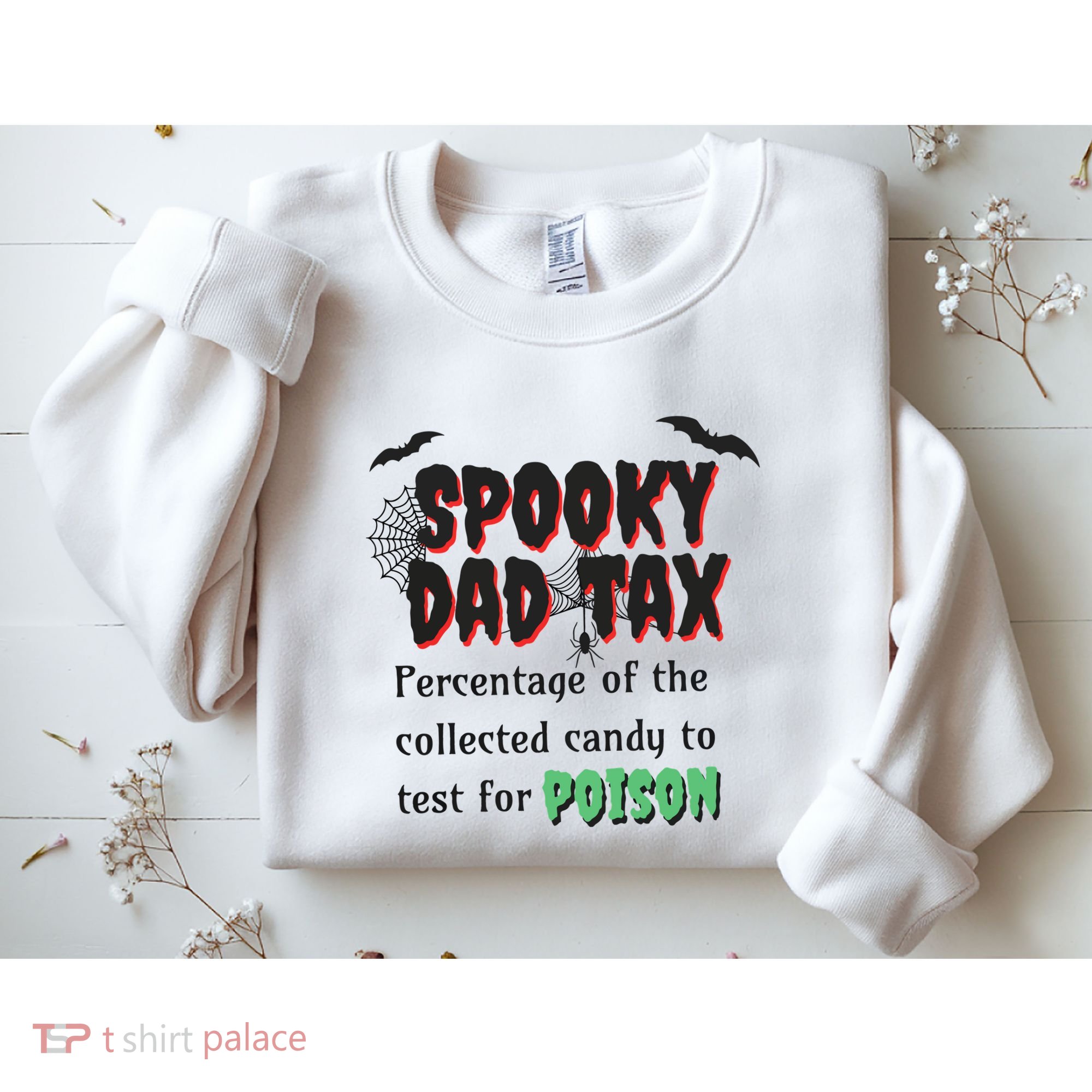Spooky Dad Tax Halloween Funny Family Matching Halloween Sweatshirt