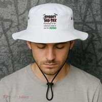 Spooky Dad Tax Halloween Funny Family Matching Halloween Bucket Hat thumb 2