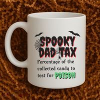 Spooky Dad Tax Halloween Funny Family Matching Halloween Coffee Mug thumb 2